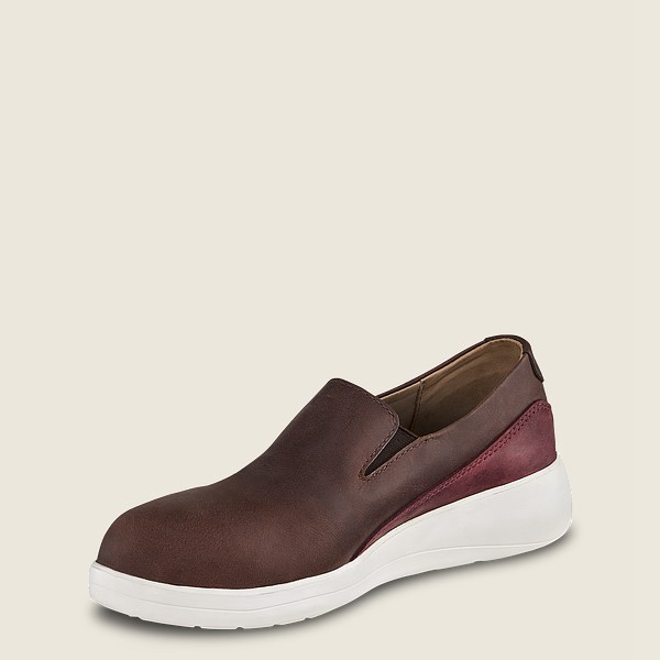 Slip-on Red Wing - Comfortpro - Safety Toe - Marron Foncé - Femme 176VQTNJF